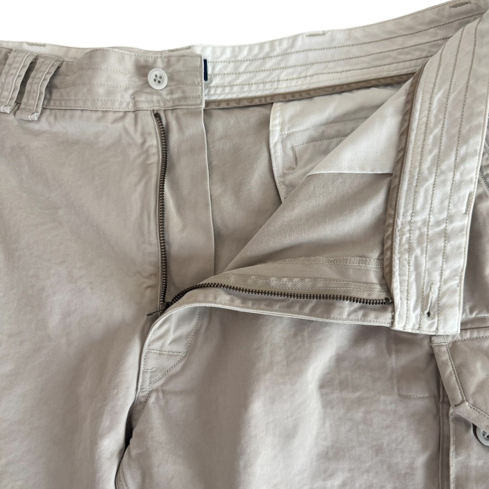 Polo Ralph Lauren Men's Classic Chino Cargo Beige‎ Shorts 100% Cotton Size 42 - Picture 7 of 11